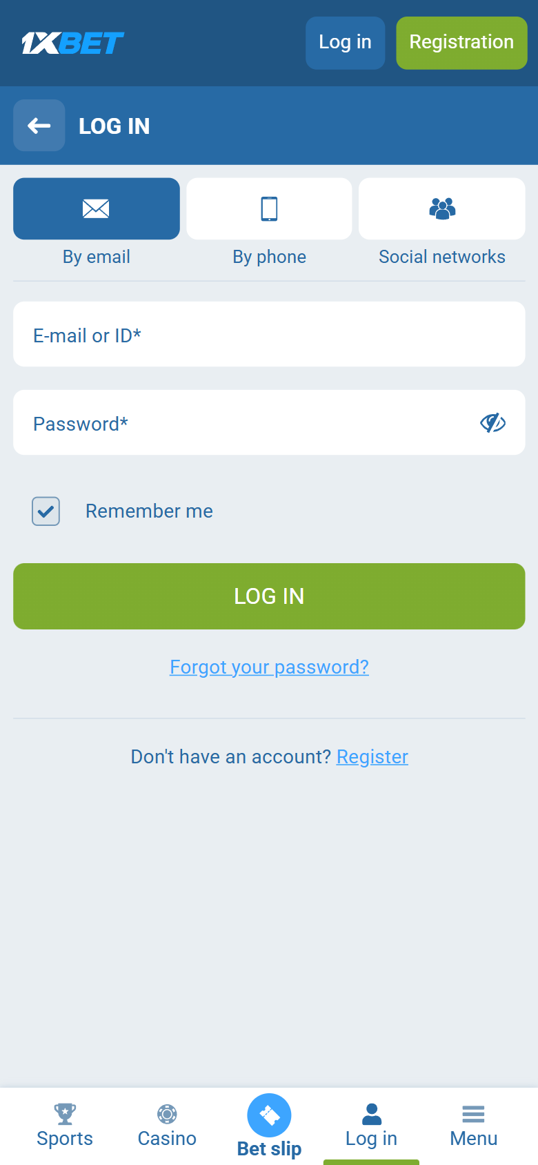 1xBet Nigeria login 1xbet.ng — empty E-mail or ID Password LOG IN no promo field 1xBet Nigeria login 1xbet.ng — empty E-mail or ID Password LOG IN no promo field