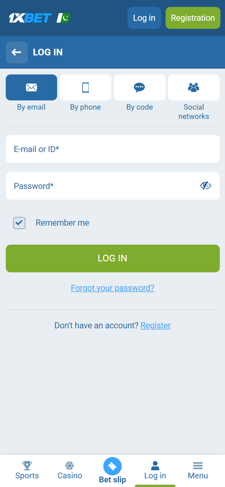 1xBet Pakistan login pk.1xbet.com — By email By phone empty E-mail or ID Password LOG IN 1xBet Pakistan login pk.1xbet.com — By email By phone empty E-mail or ID Password LOG IN