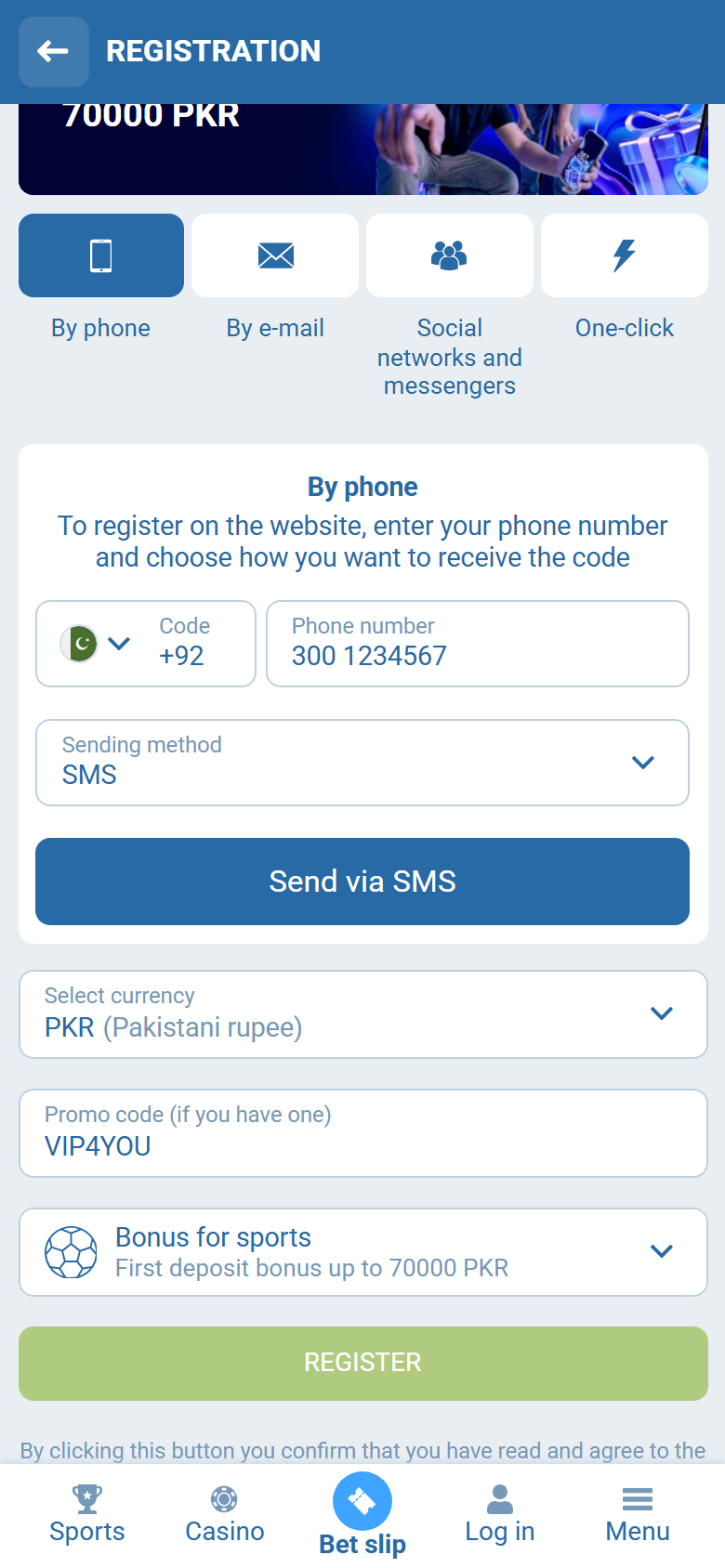 1xBet promo code Pakistan VIP4YOU — Pakistan registration By phone +92 PKR welcome bonus up to 70000 PKR REGISTER 1xBet promo code Pakistan VIP4YOU — Pakistan registration By phone +92 PKR welcome bonus up to 70000 PKR REGISTER